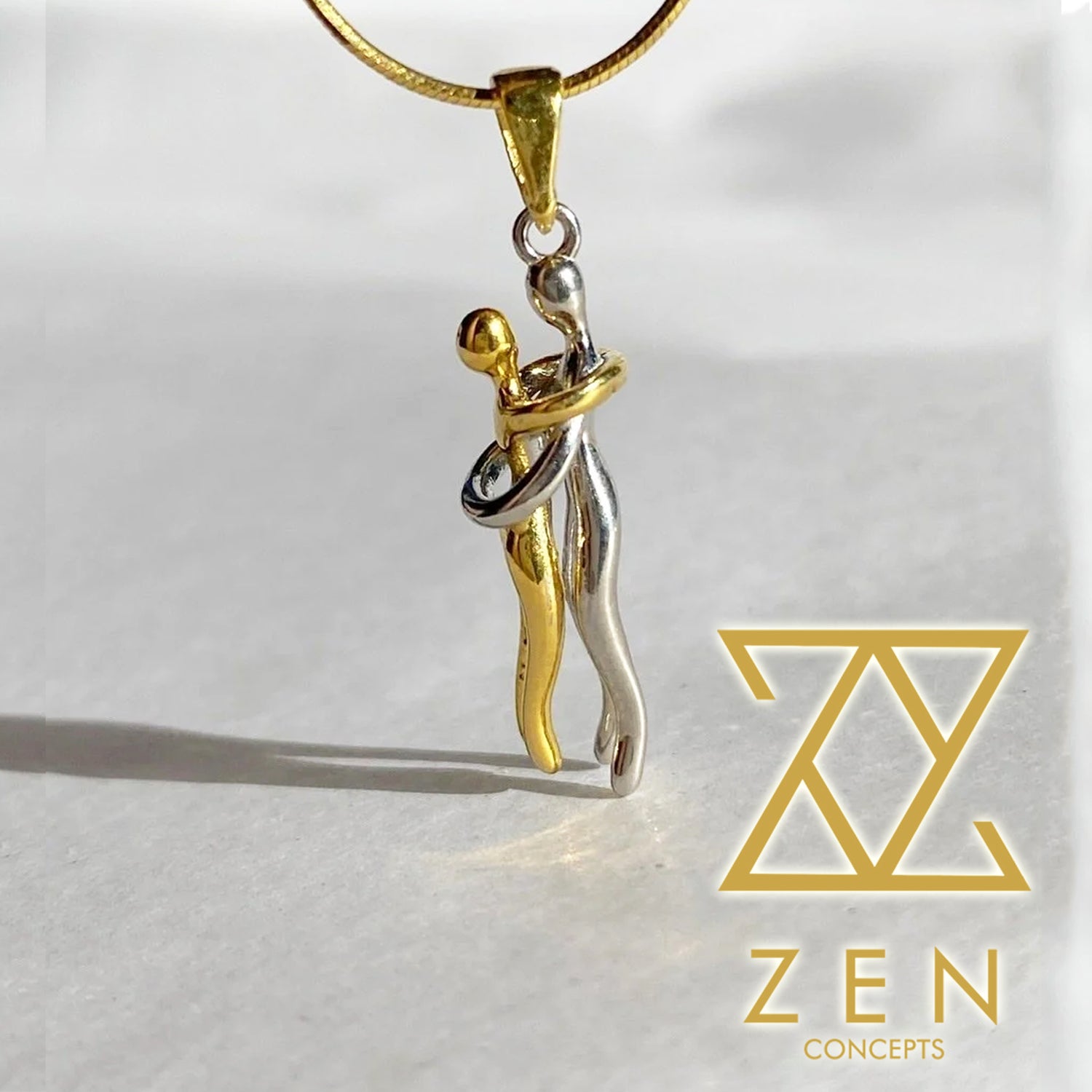 My Only Embrace Necklace +FREE Embrace Ring (adjustable) – Zen Concepts Ph