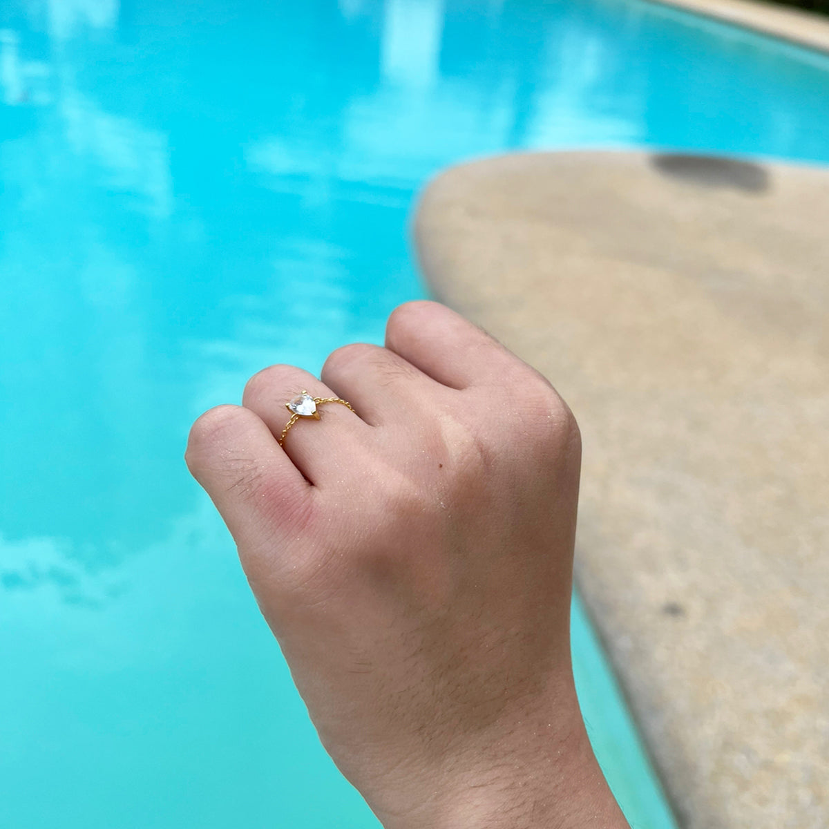 Zen Love Ring •Signature Series• (Fully Adjustable) S925 Sterling Silver Gold Plated