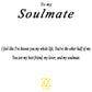 To My Soulmate Necklace with FREE LED Light BOX