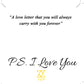 PS I LOVE YOU NECKLACE (18k Plated Premium Gold)
